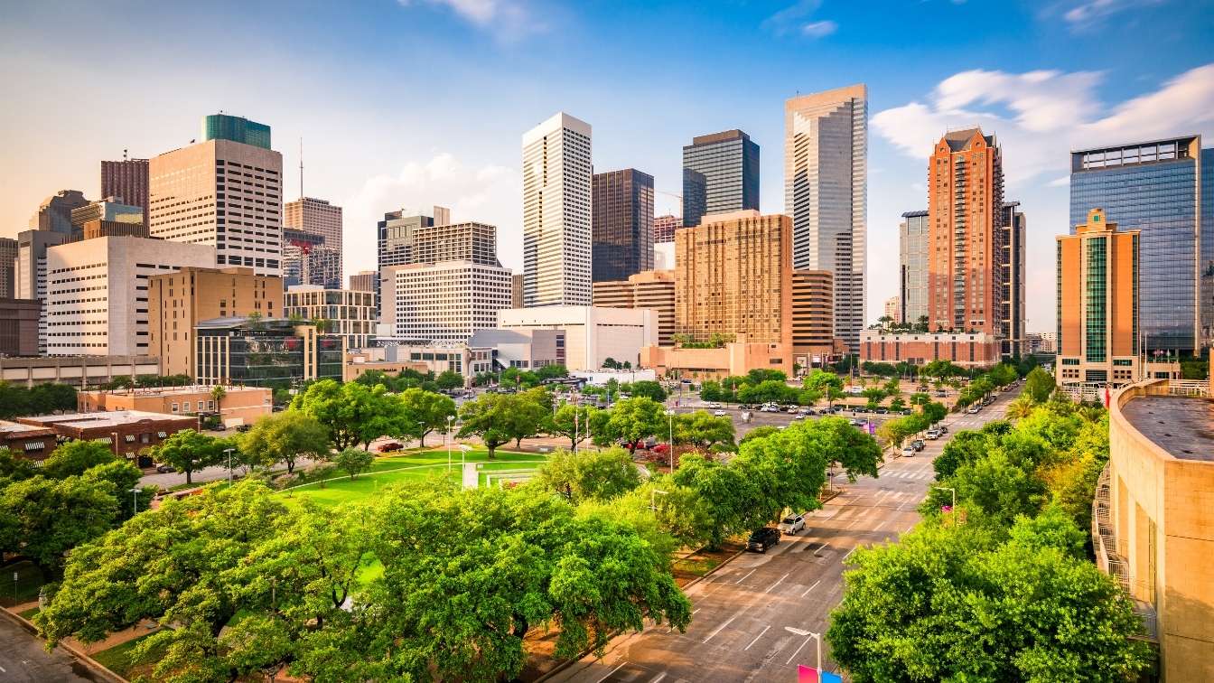 Houston texas skyline